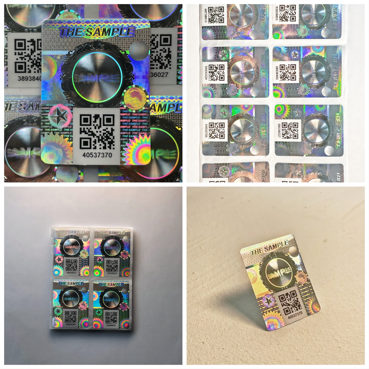 全息鐳射激光防偽標(biāo)簽 3D立體動感防偽貼紙 全息激光防偽標(biāo)貼