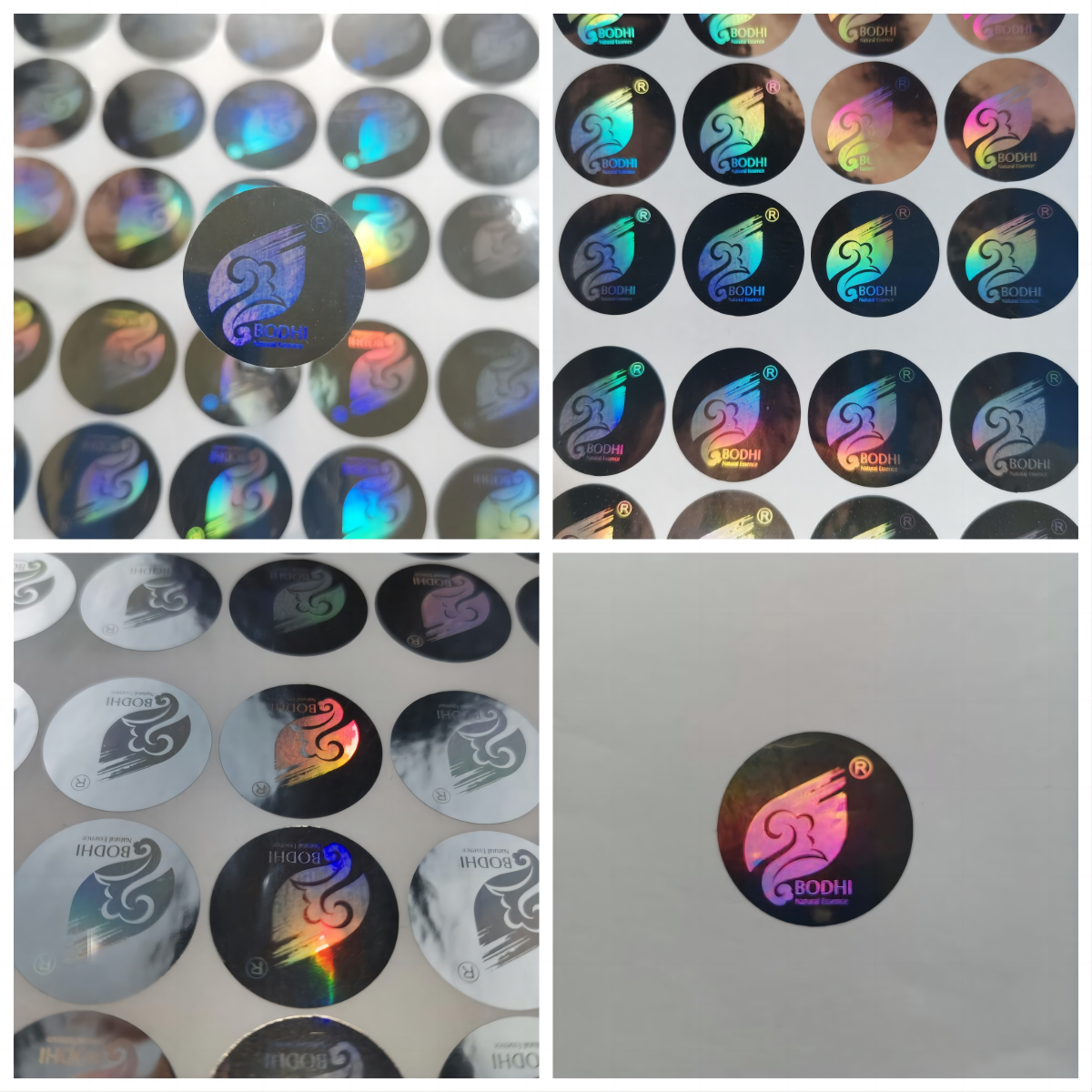 防偽激光標簽一次性防偽標貼揭開失效不規(guī)則留底防偽標